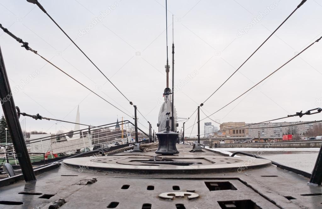 Upper deck of a submarine
