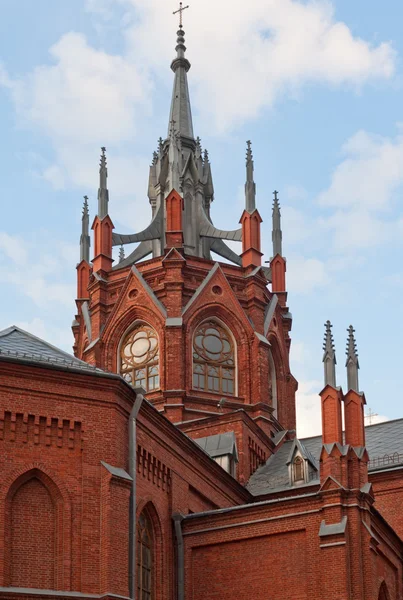 Moskova'da bir Gotik Katedrali ayrıntılarını — Stok fotoğraf