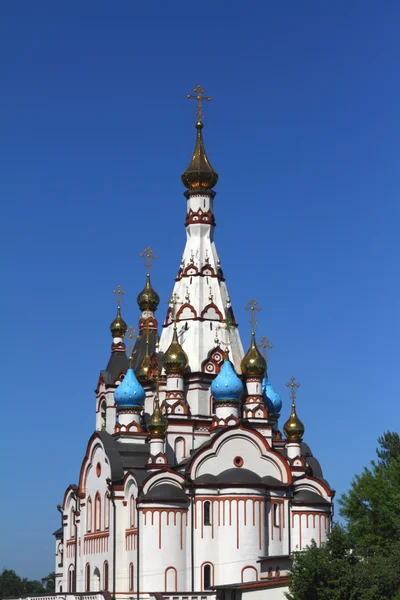 Chiesa dell'icona di Kazan della Madre di Dio la città di Dolgoprudny — Foto Stock