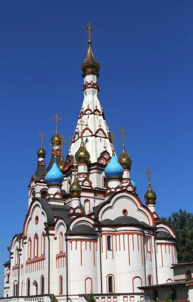 Chiesa dell'icona di Kazan della Madre di Dio la città di Dolgoprudny — Foto Stock