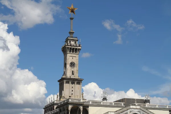 Moskou. rivier station — Stockfoto