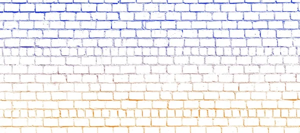 Colorful background of a brick wall — Stock Photo, Image