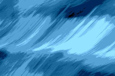 Büyük mavi deniz dalgası güzeldir ama tehlikelidir.