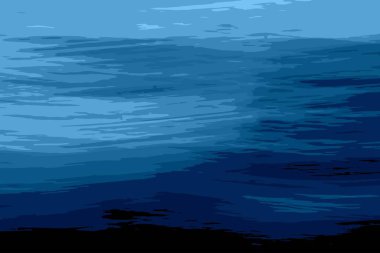 Büyük mavi deniz dalgası güzeldir ama tehlikelidir.