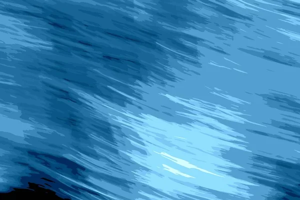 Grande Onda Azul Mar Bonito Mas Perigoso — Fotografia de Stock