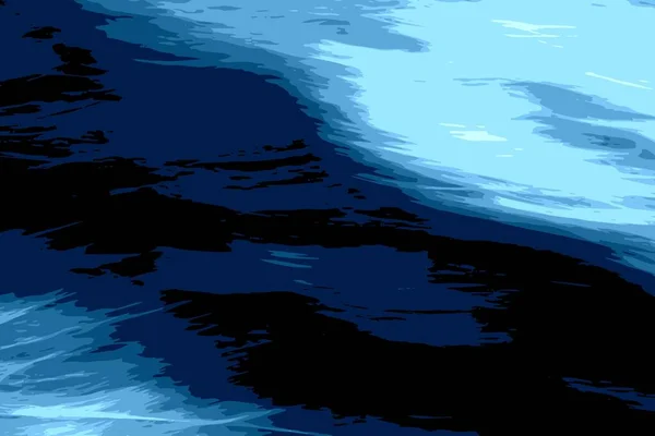 Nagy Kék Hullámok Gyönyörűek Veszélyesek — Stock Fotó