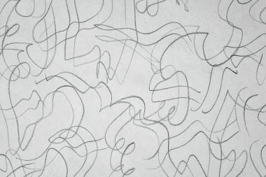 Beyaz kağıt üzerinde çift paralel siyah kalem çizgisi.                               