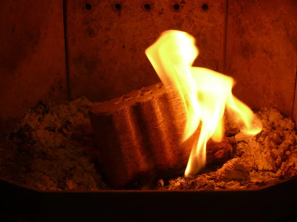 Briquetas de madera — Foto de Stock