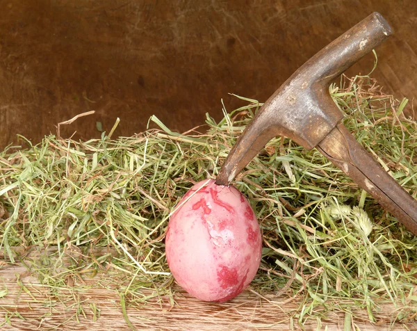 Кровавые яйца — стоковое фото