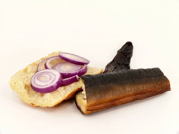 Rotolo di pane di anguille — Foto Stock