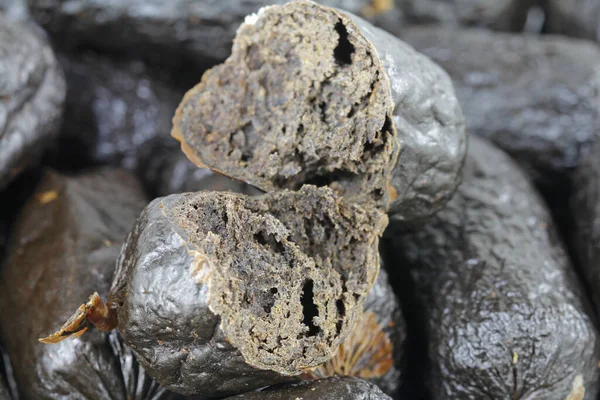 Evcil Hayvan Köpek Maması Hermetia Larvalarından Atıştırmalık Sosis — Stok fotoğraf