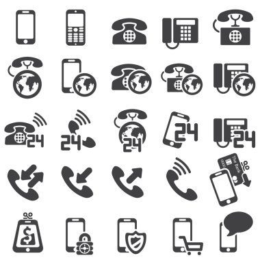 telefon simge kümesi