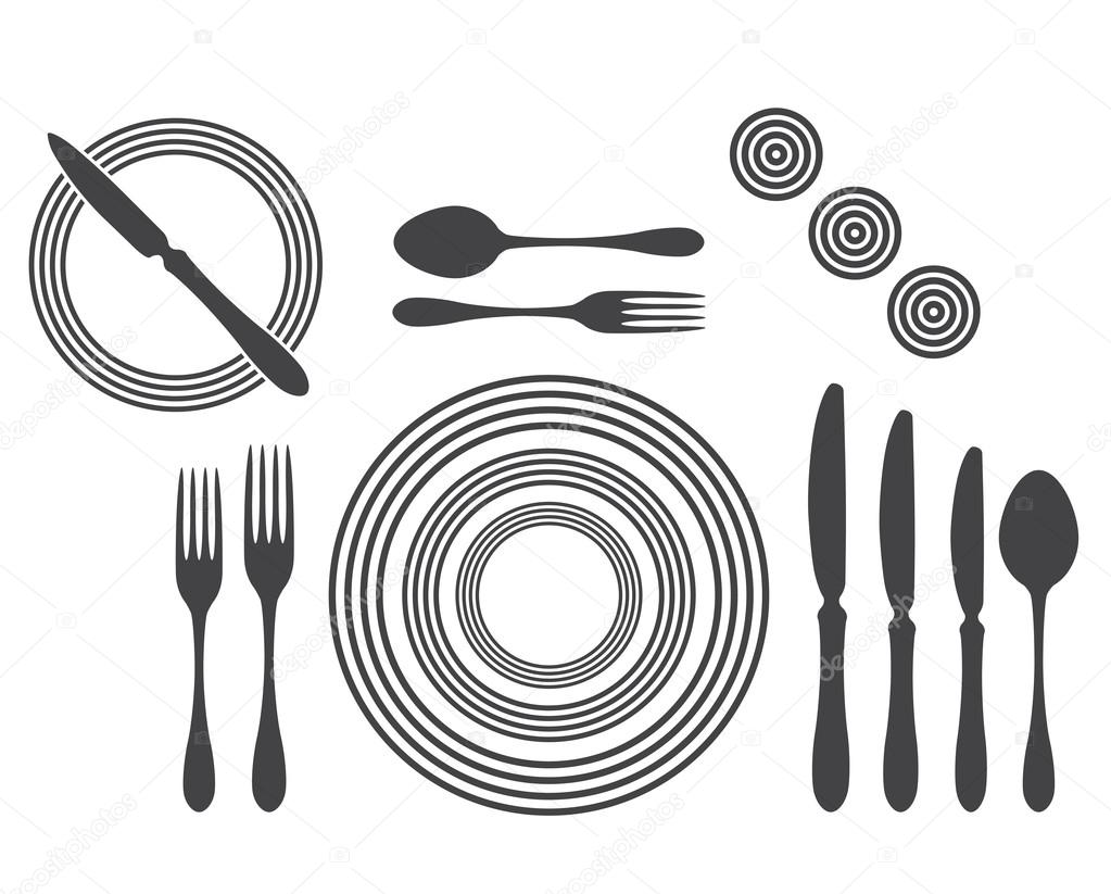 Etiquette Proper Table Setting — Stock Vector © strejman #18646793 Etiquette Proper Table Setting — Stock Vector © strejman #18646793