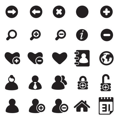 web & cep için evrensel simgeleri