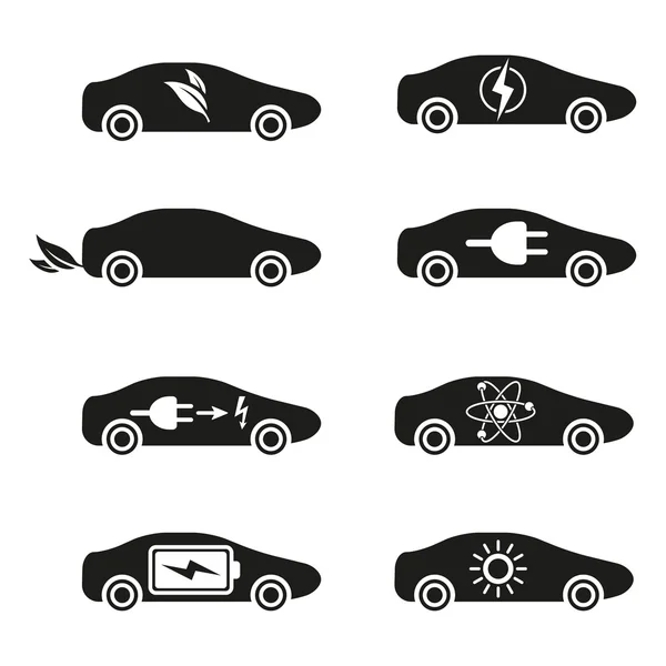 Ensemble d'icônes carburant différentes — Image vectorielle