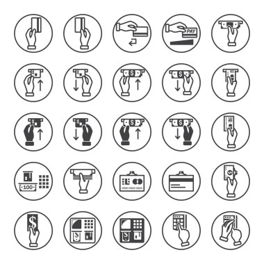 Bankacılık simgeleri ayarlandı