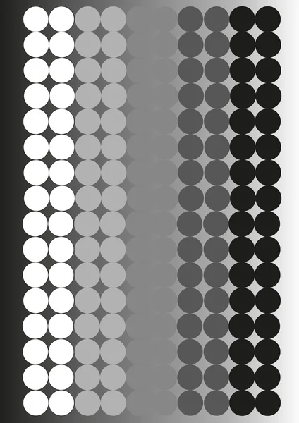 Круги от чёрного до белого — стоковое фото