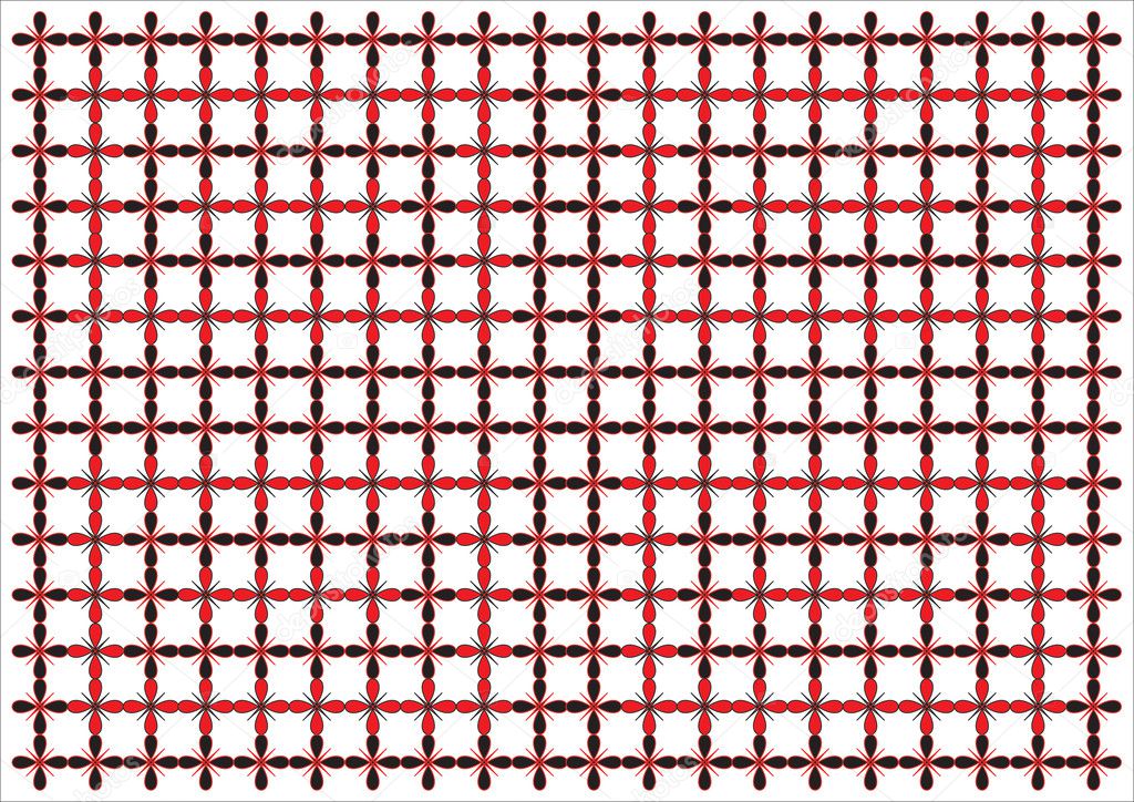 wallpaper pattern red black on white
