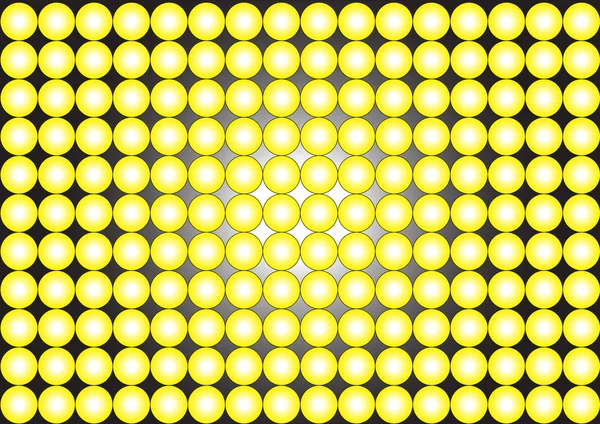 Papel de parede-círculos-amarelo em preto — Fotografia de Stock