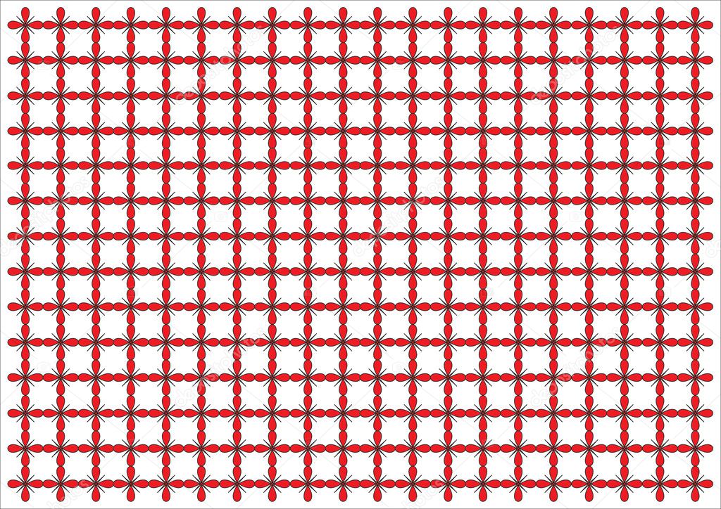 wallpaper pattern red on white