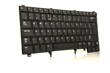 arka planı izole dizüstü klavye