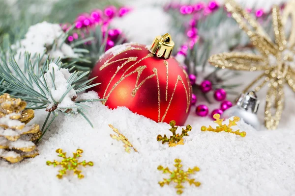 Weihnachtskomposition — Stockfoto