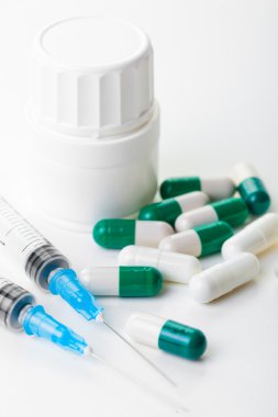 Tablet. tıp sembolü.