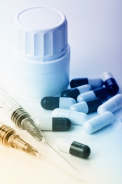 Tablet. tıp sembolü.