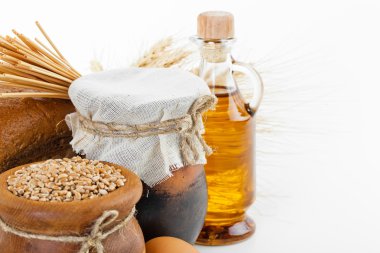 ekmek ve çavdar spikelets