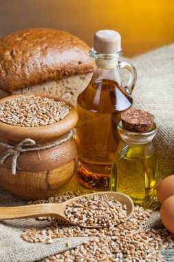 ekmek ve çavdar spikelets