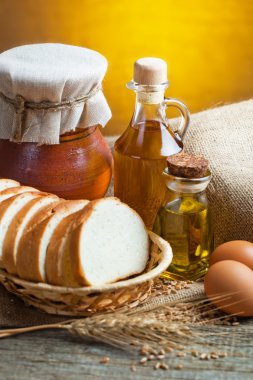 ekmek ve çavdar spikelets