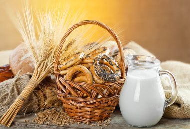 ekmek ve çavdar spikelets