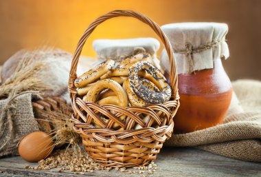 ekmek ve çavdar spikelets