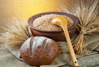 ekmek ve çavdar spikelets