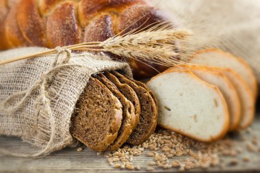 ekmek ve çavdar spikelets