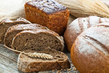 ekmek ve çavdar spikelets