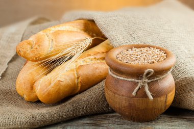 ekmek ve çavdar spikelets