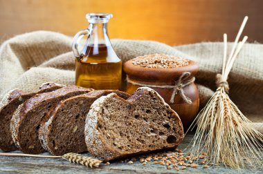 ekmek ve çavdar spikelets