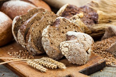 ekmek ve çavdar spikelets