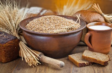 ekmek ve çavdar spikelets