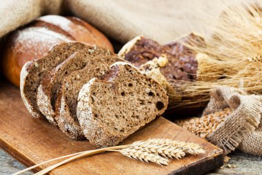 ekmek ve çavdar spikelets