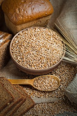 ekmek ve çavdar spikelets