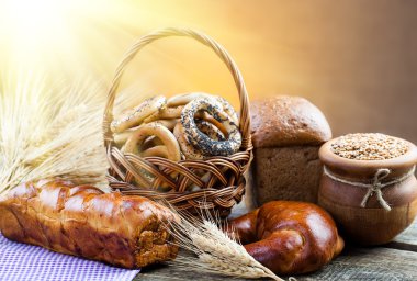 sepet çörek, ekmek ve tahıllar
