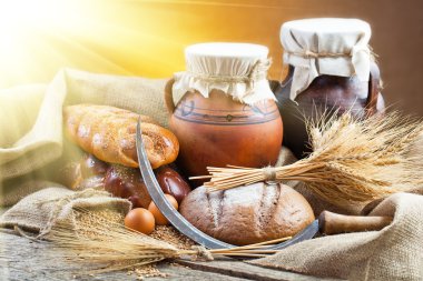 sepet çörek, ekmek ve tahıllar