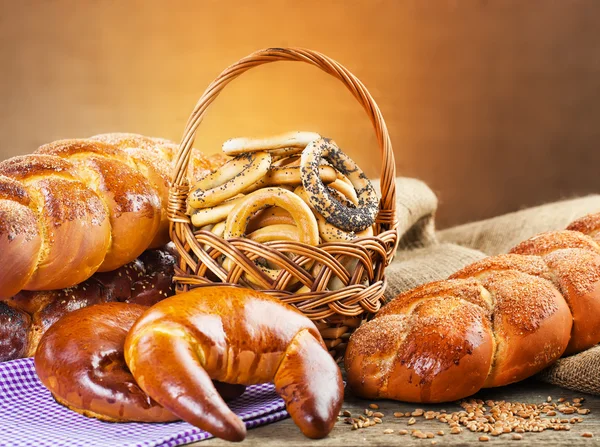 Espiguetas de pão e centeio — Fotografia de Stock