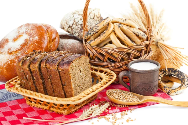 Samenstelling van brood — Stockfoto