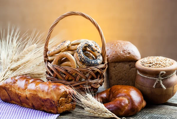 Grain and bread Stock Picture