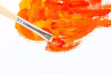 boya ve fırça kompozisyon