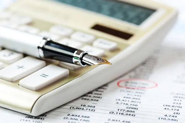 Business accounting Stock Image