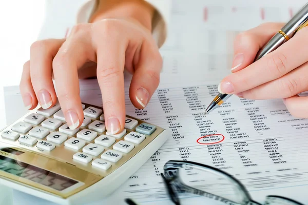 Business accounting — Stockfoto